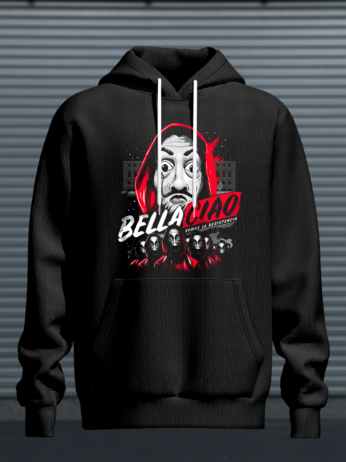 Hardaddy X Eduely Mask Assassin Sweatshirt Hooded