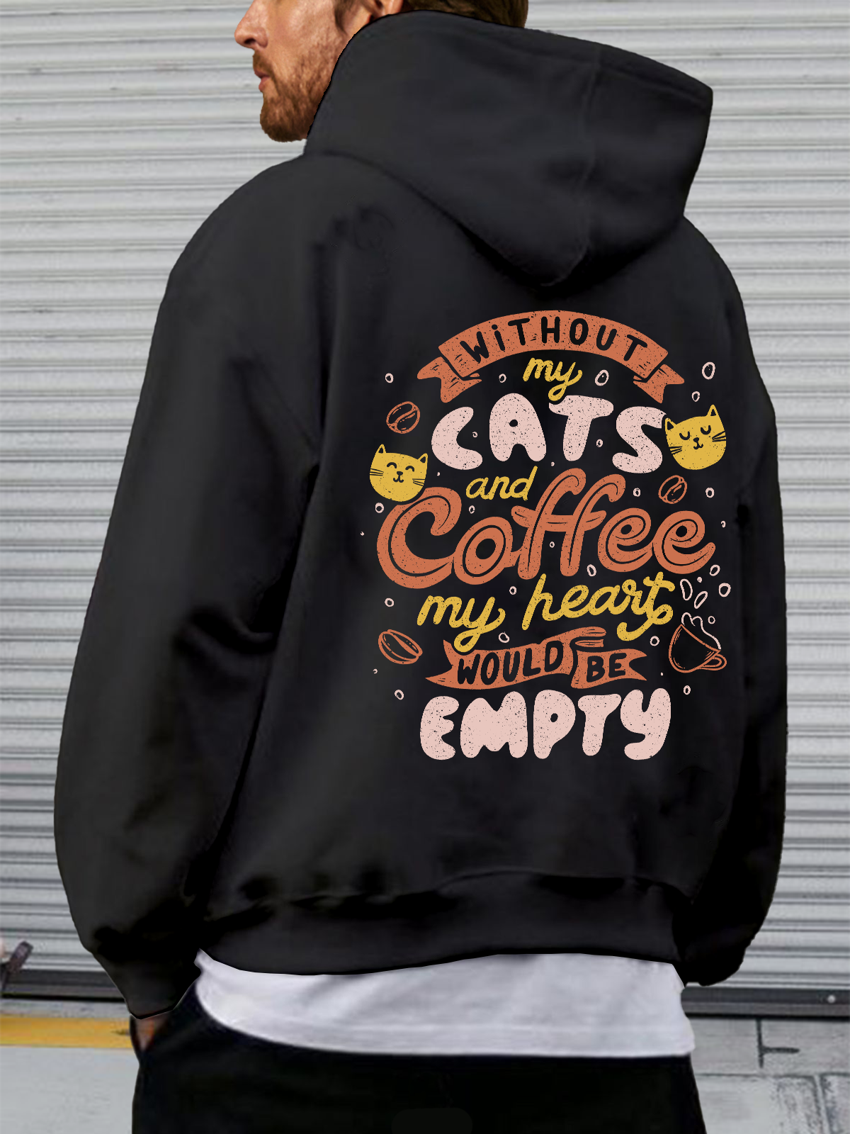 Hardaddy X Eduely Coffee Slogan Hoodie