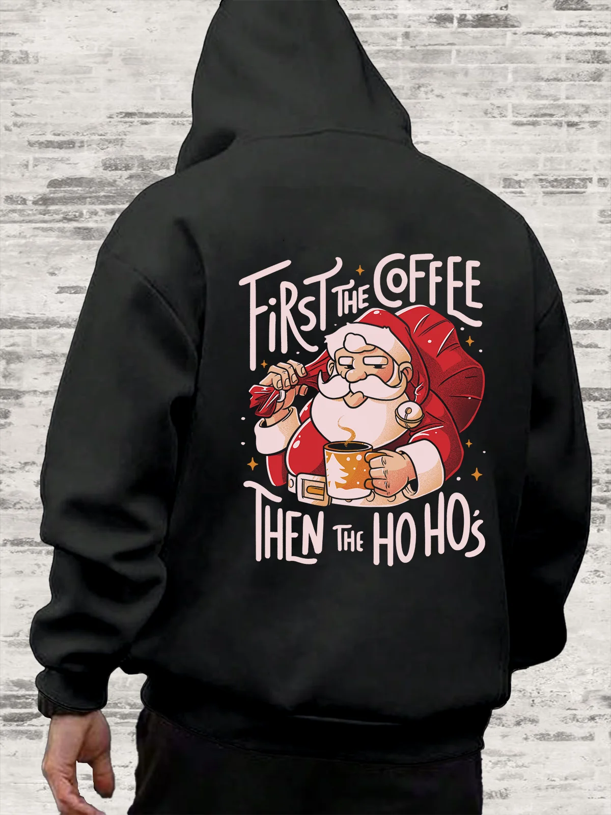 Hardaddy X Eduely Christmas Santa Hooded Sweatshirt