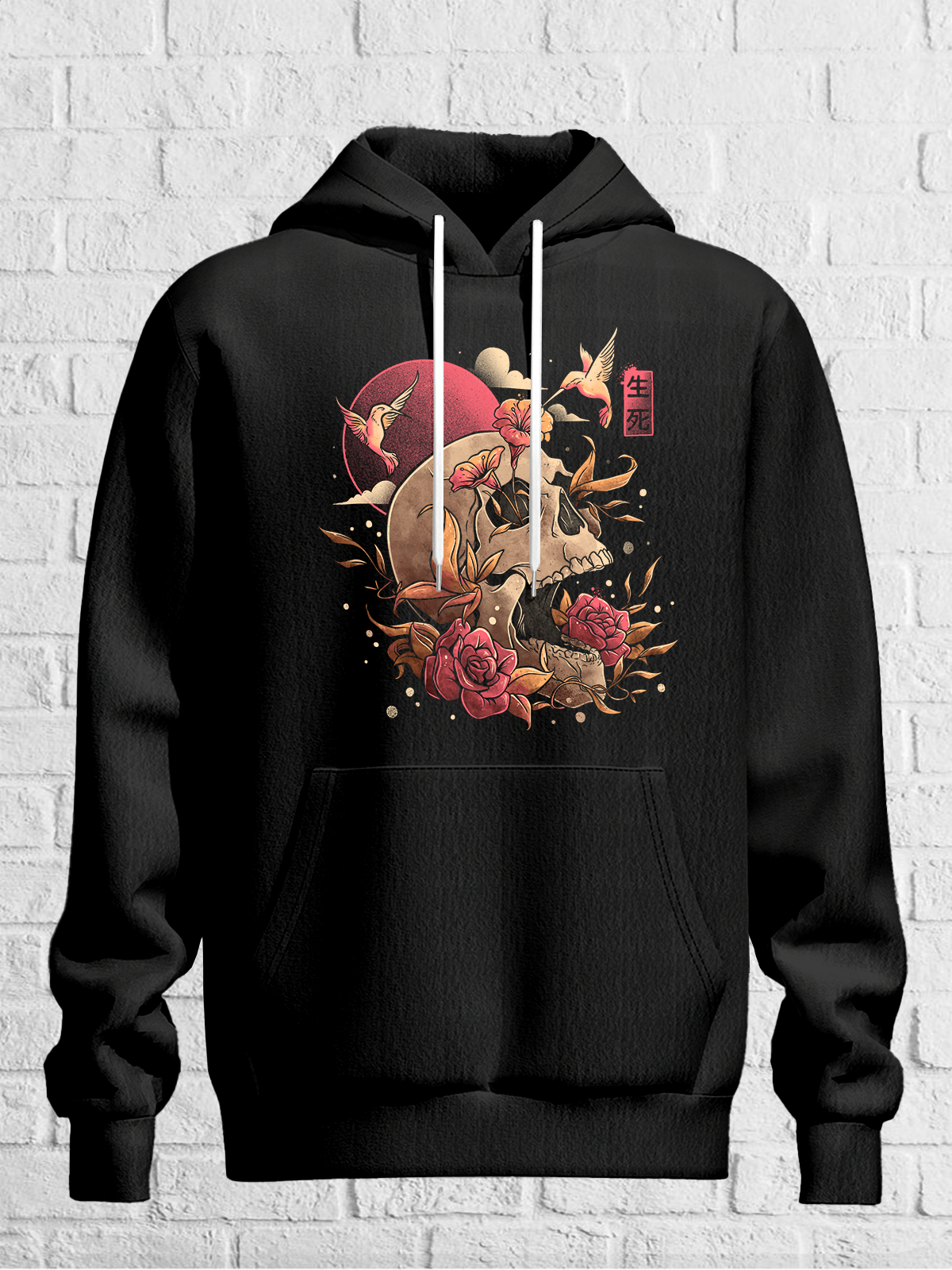 Hardaddy X Eduely Skull Flower Sweatshirt Hoodies