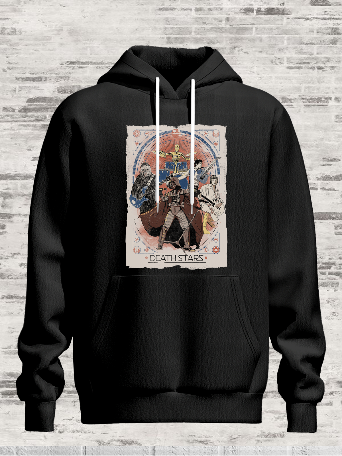 Hardaddy X Eduely Moisture Wicking Star Fighter Guitar Music Sweatshirt Hooded