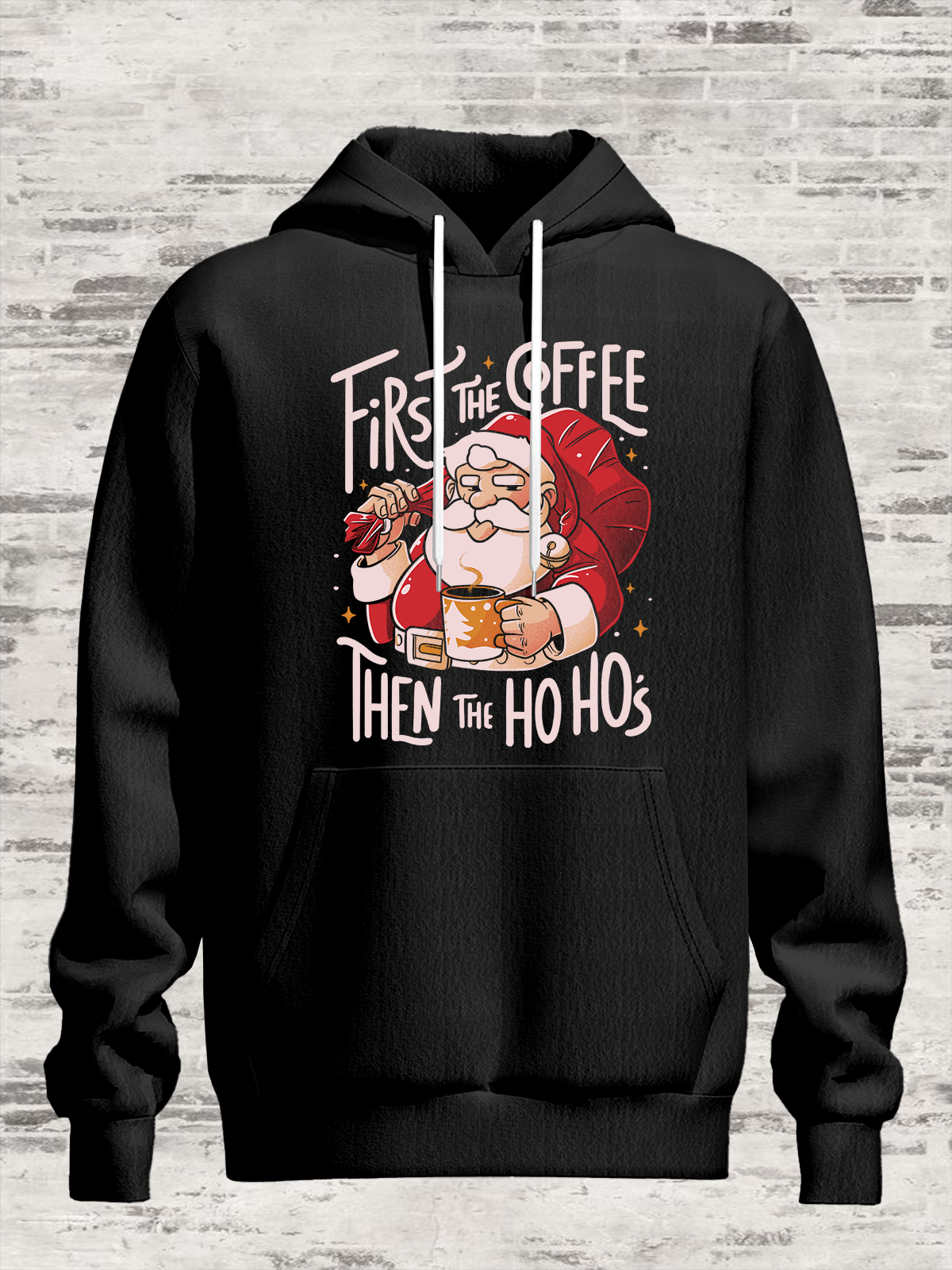 Hardaddy X Eduely Christmas Santa Hooded Sweatshirt
