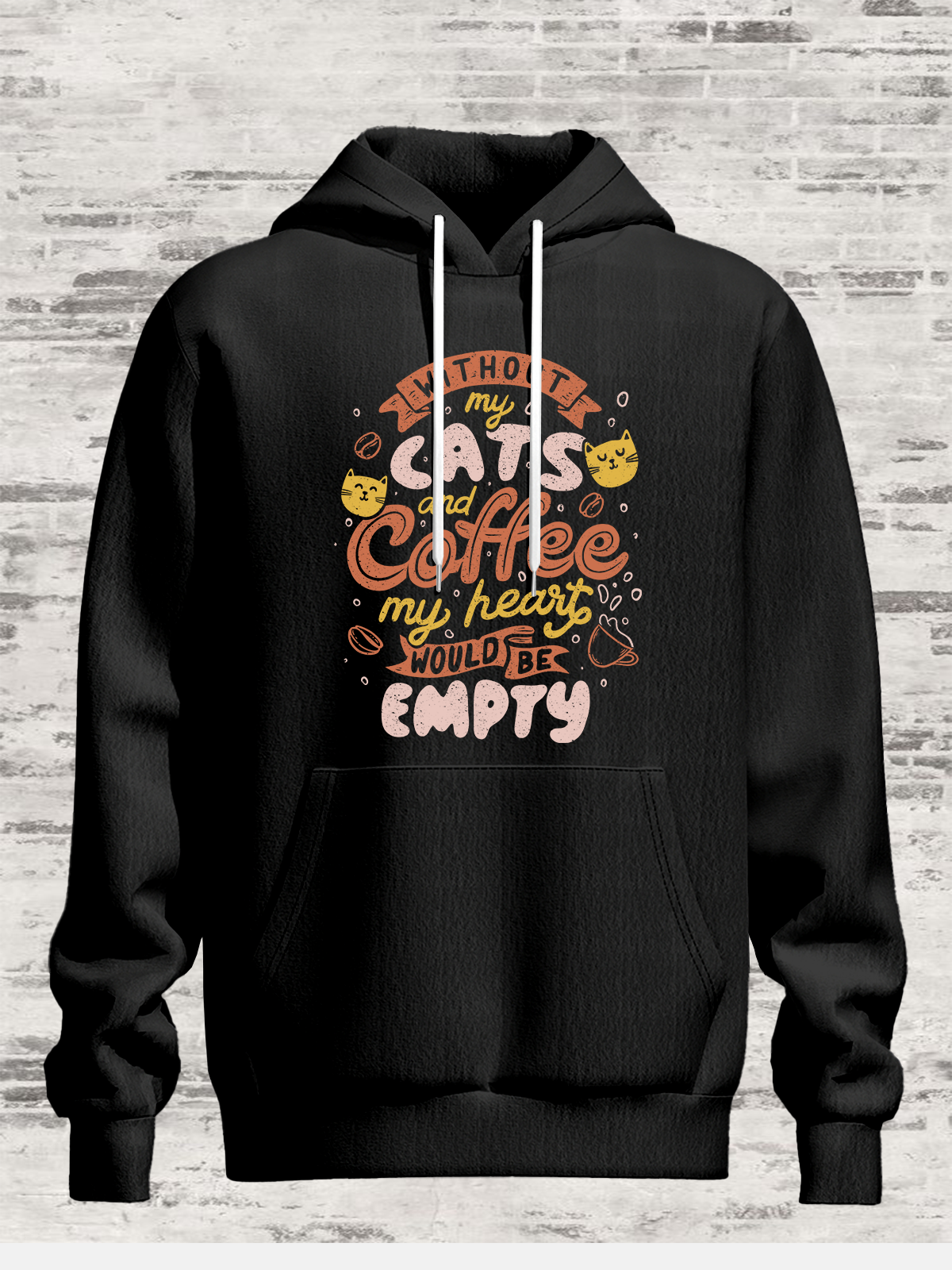 Hardaddy X Eduely Coffee Slogan Hoodie