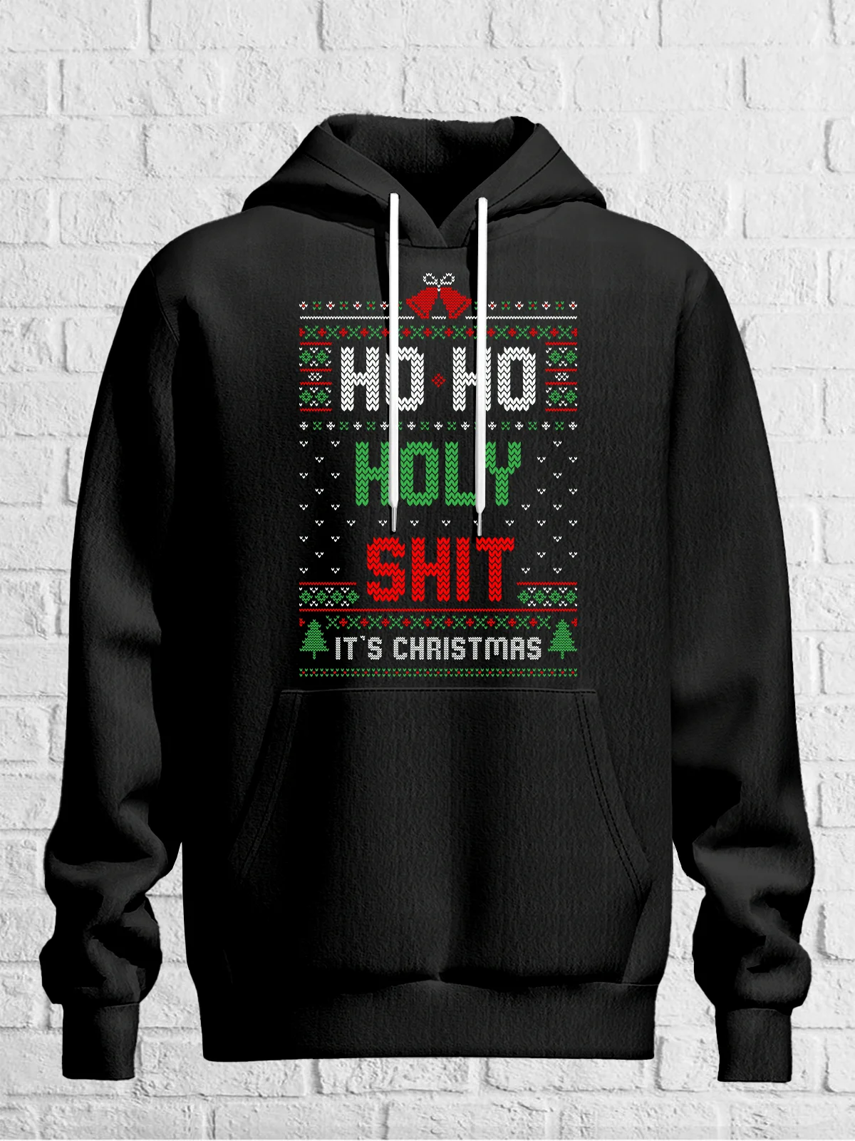 Hardaddy X Eduely Christmas Slogan Hooded Sweatshirt