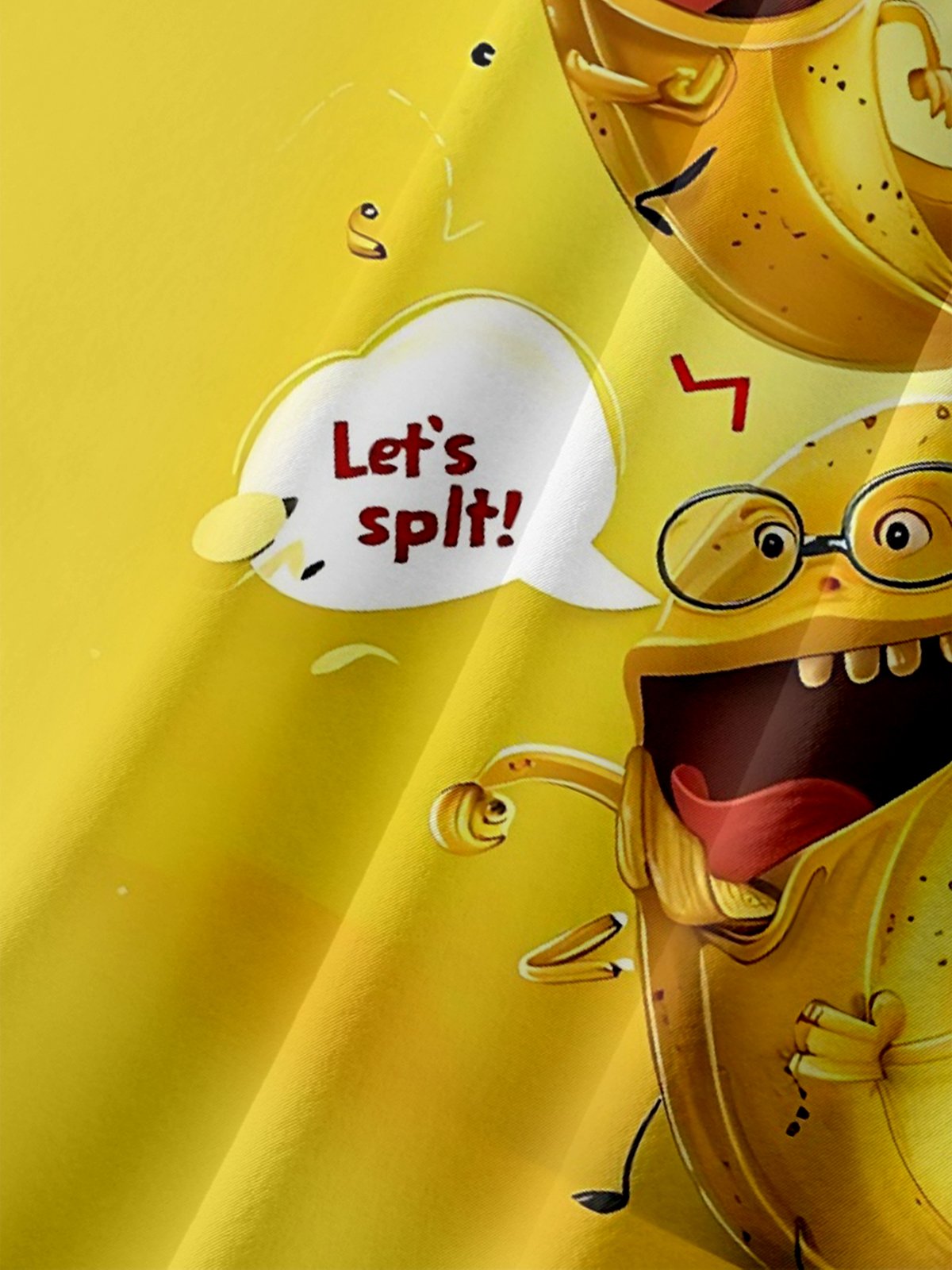 Moisture Wicking Funny Banana Pun Chest Pocket Hawaiian Shirt