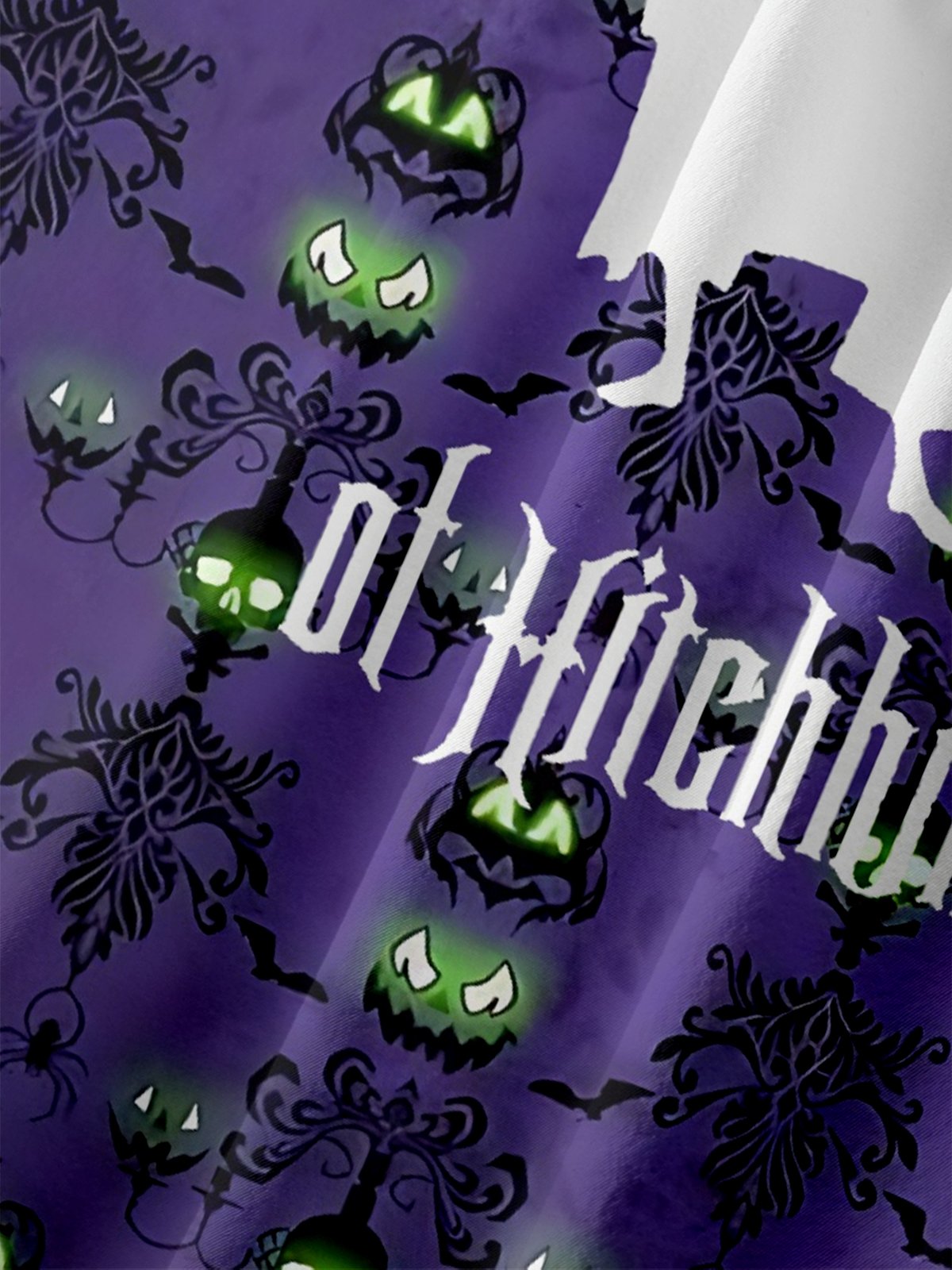 Moisture-wicking Halloween Ghost Chest Pocket Casual Shirt
