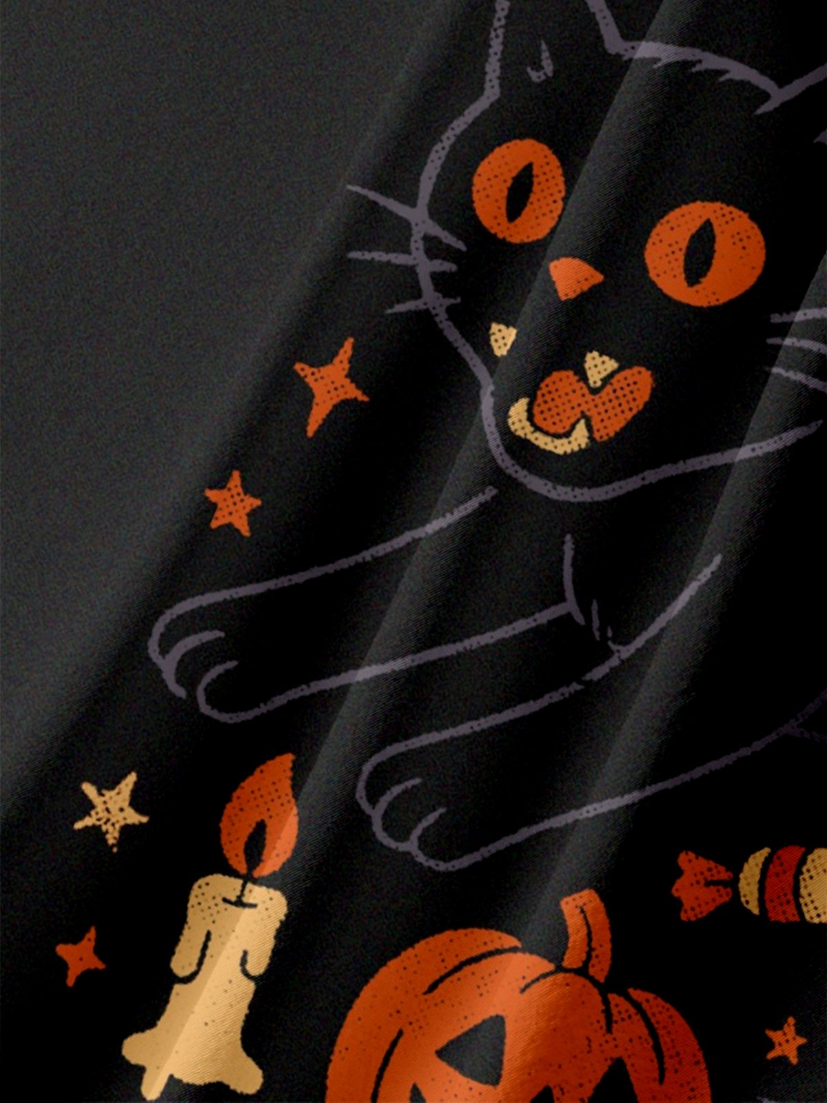 Hardaddy x Eduely Moisture-wicking Fun Halloween Skull Chest Pocket Casual Shirt