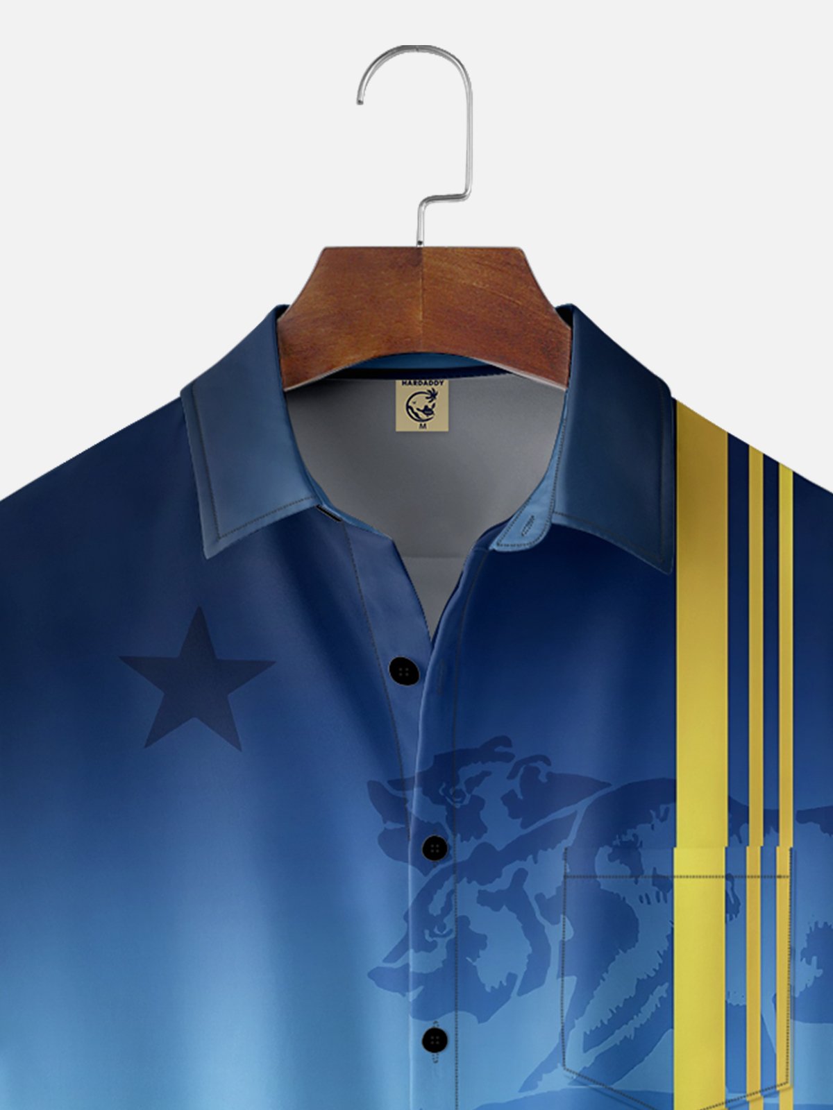 Moisture Wicking VAULT-TEC Radiant Chest Pocket Bowling Shirt