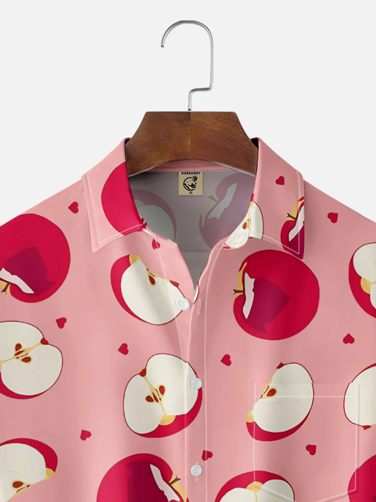 Moisture-wicking Apple Chest Pocket Casual Shirt