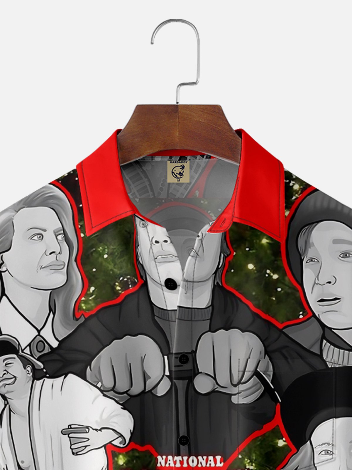 Moisture-wicking Christmas "GRISWOLD" Funny Ugly Chest Pocket Casual Shirt