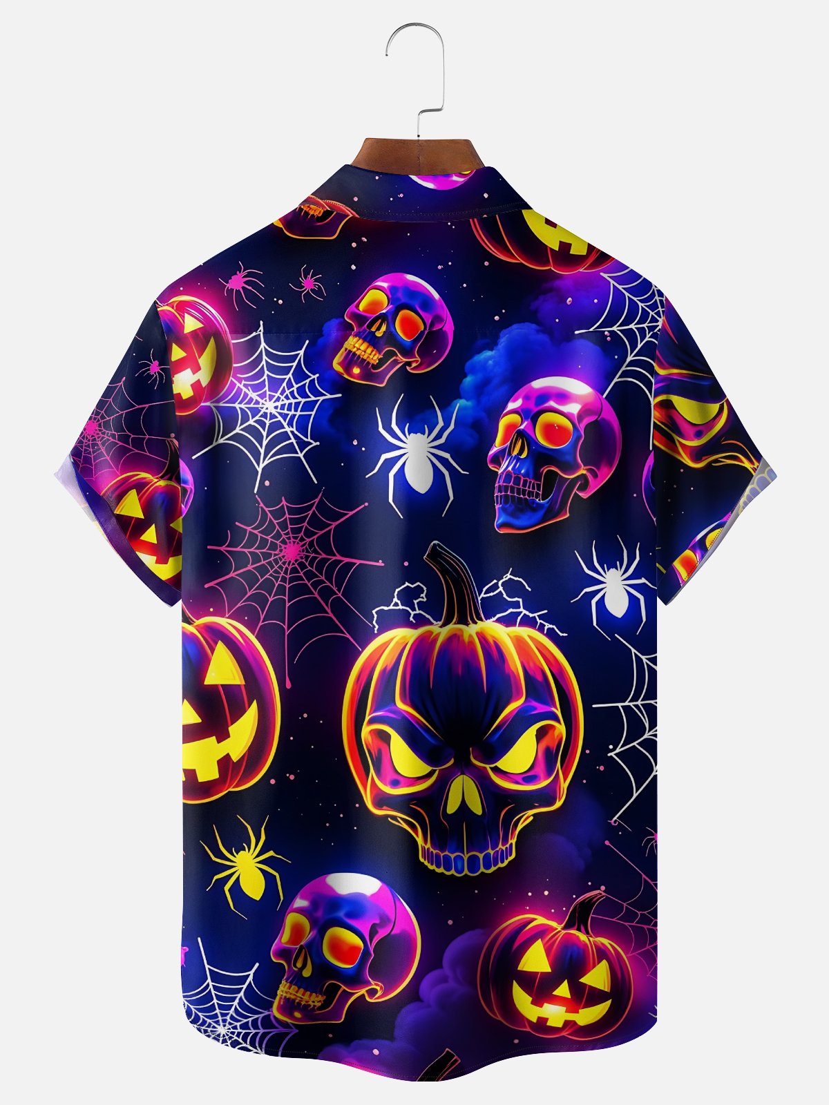 Moisture-wicking Halloween Chest Pocket Holiday Shirt