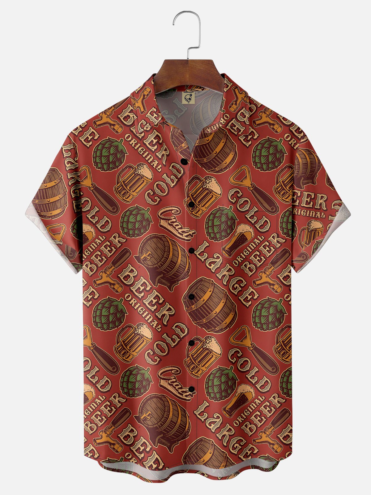 Moisture Wicking Oktoberfest Chest Pocket Hawaiian Shirt