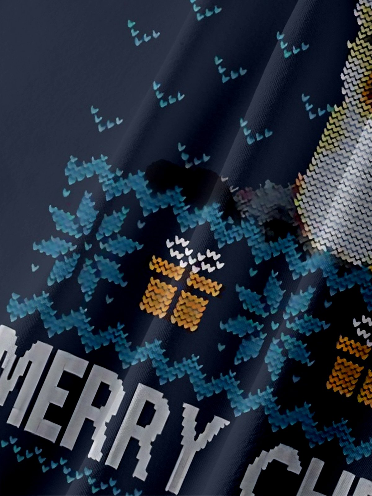 Moisture-wicking Christmas "GRISWOLD" Funny Ugly Chest Pocket Casual Shirt