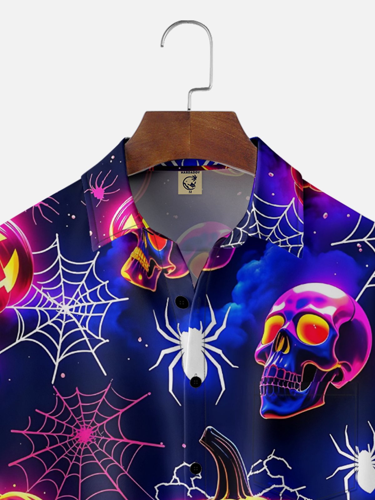 Moisture-wicking Halloween Chest Pocket Holiday Shirt