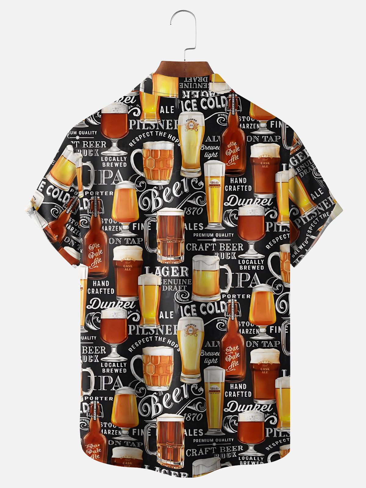 Moisture Wicking Oktoberfest Chest Pocket Hawaiian Shirt