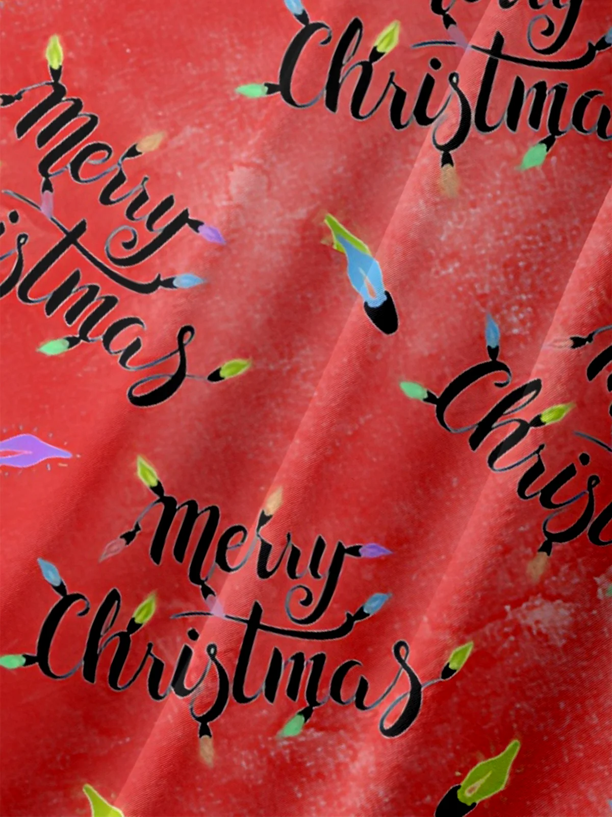 Moisture Wicking Merry Christmas Christmas Tree Car Chest Pocket Hawaiian Shirt
