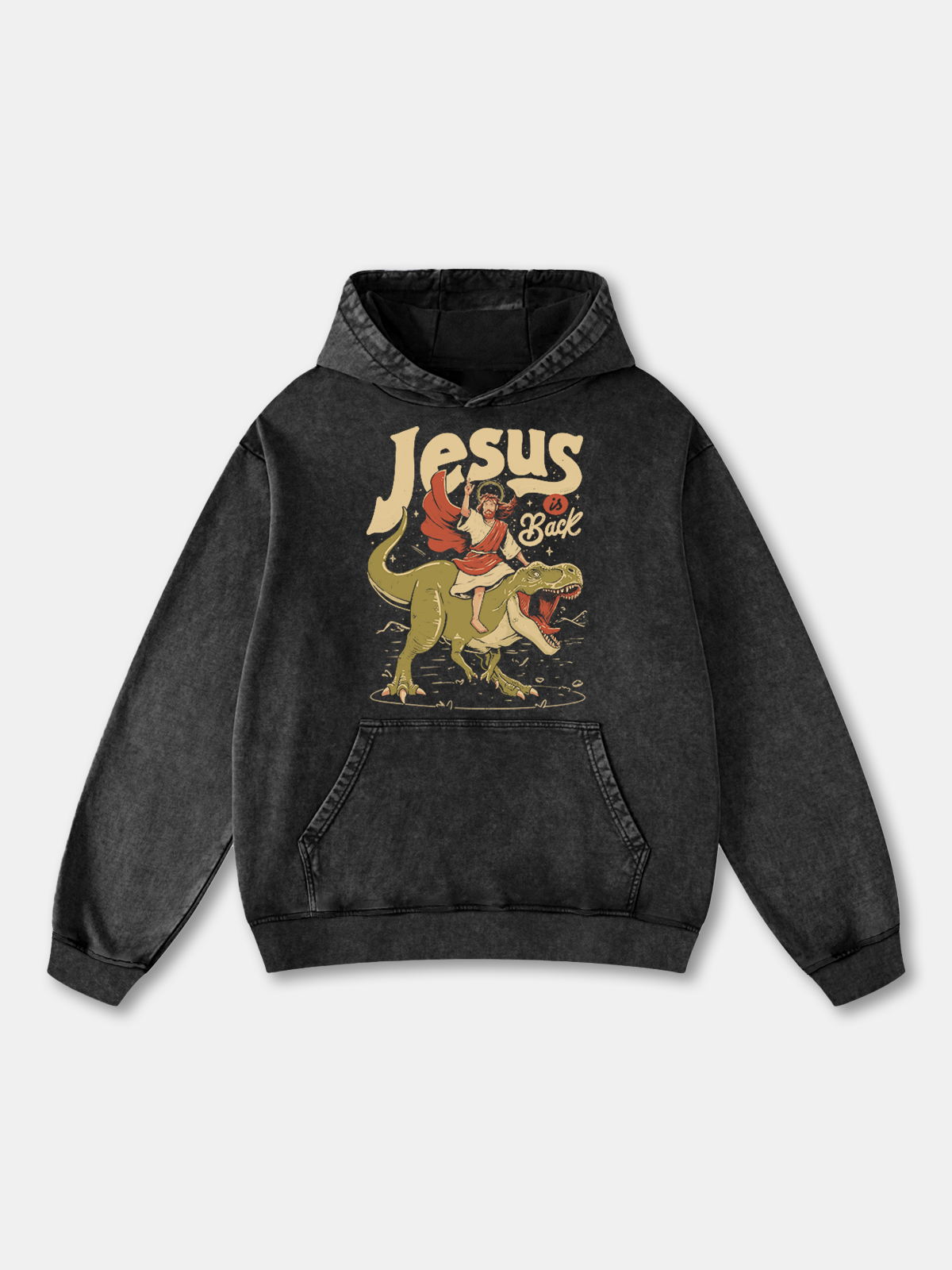 Hardaddy x Eduely Jesus Dinosaur Hoodie Sweatshirt