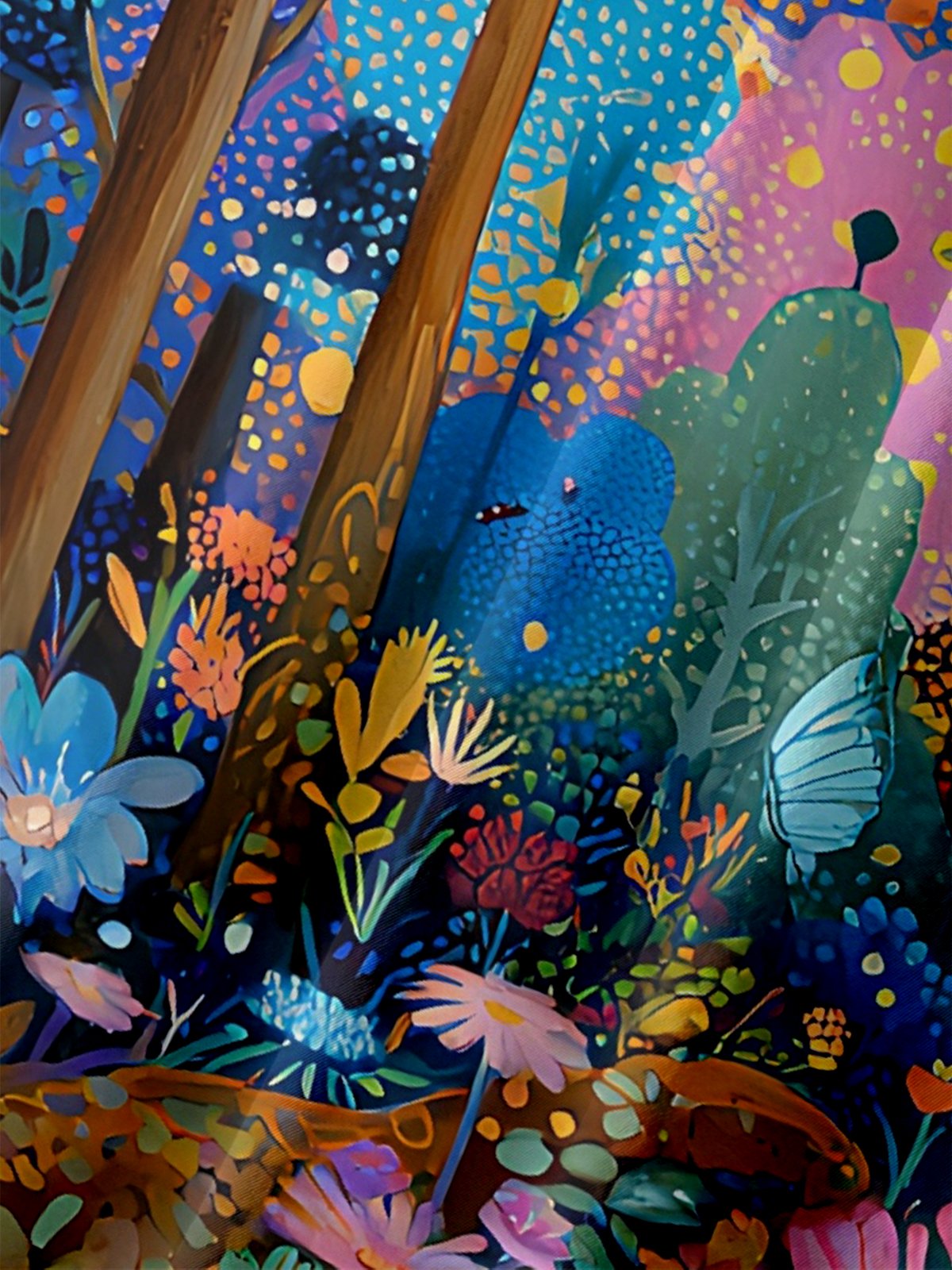 Hardaddy x Neika Moisture-wicking Scenic Art Chest Pocket Casual Shirt