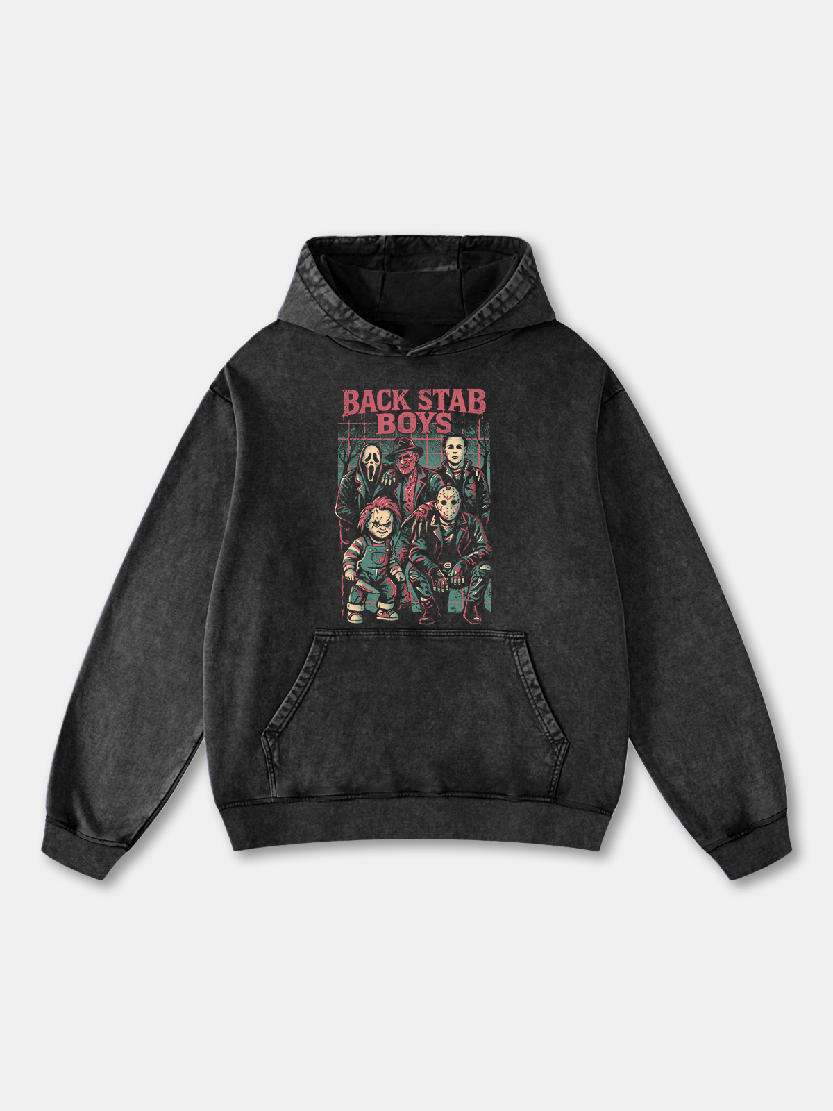 Hardaddy x Eduely Halloween Slasher Retro Poster Hoodie Sweatshirt