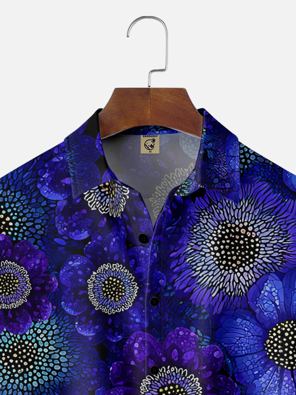 Hardaddy x Neika Moisture-wicking Botanical Pointillism Chest Pocket Casual Shirt