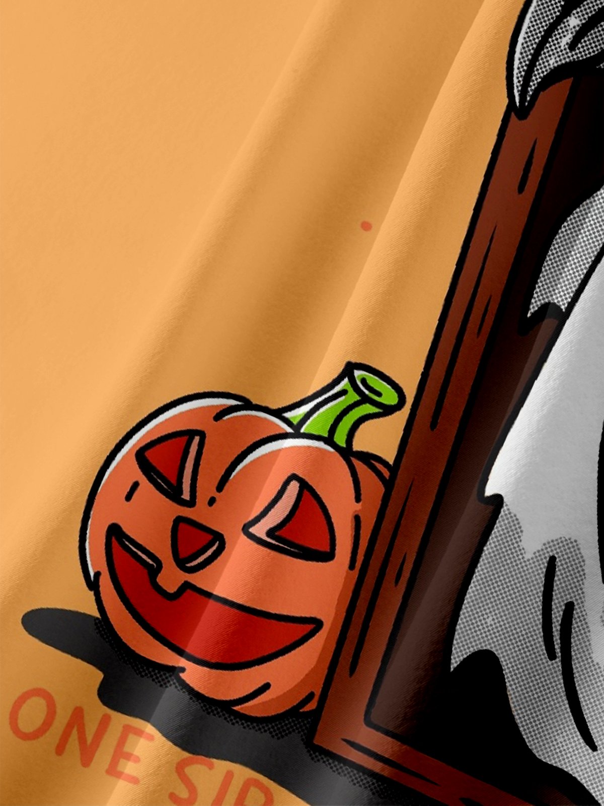 Hardaddy X Kimprut Imut Moisture-wicking Halloween Ghost Chest Pocket Resort Shirt