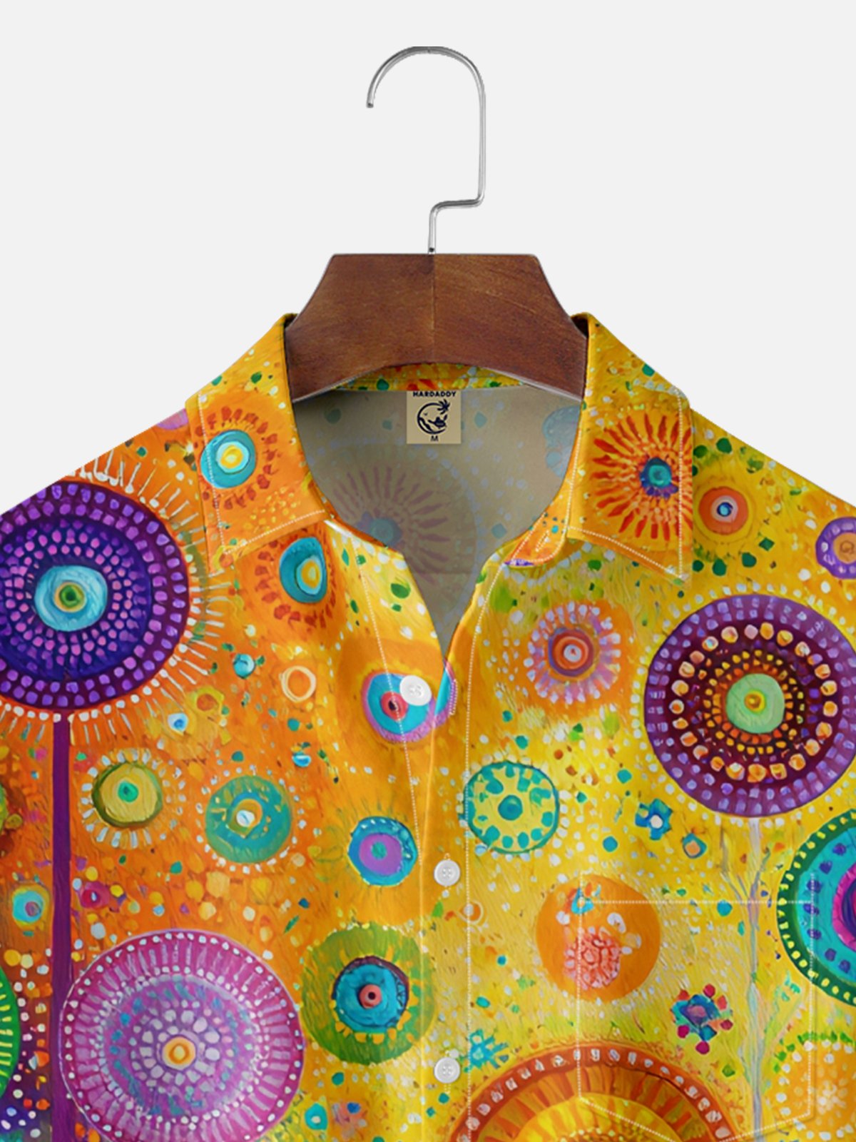 Hardaddy X Neika Moisture-wicking Landscape Floral Chest Pocket Hawaiian Shirt