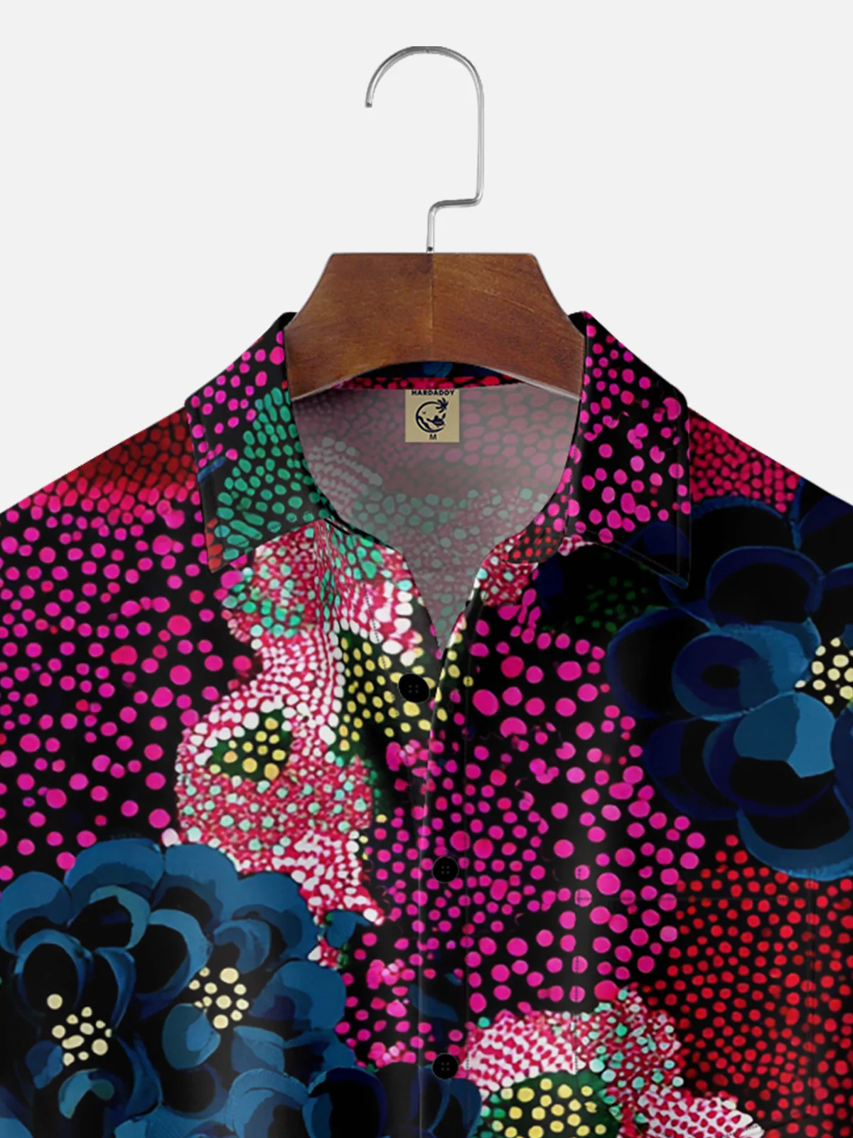 Hardaddy X Neika Moisture-wicking Floral Chest Pocket Hawaiian Shirt