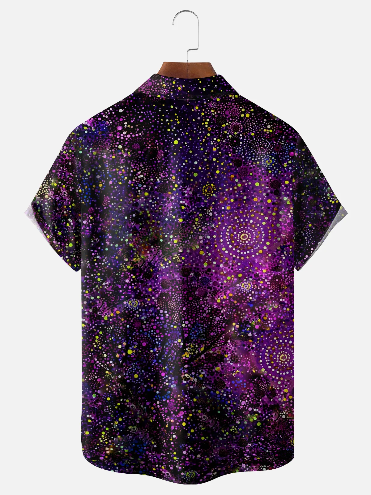 Hardaddy X Neika Moisture-wicking Starry Night Chest Pocket Hawaiian Shirt