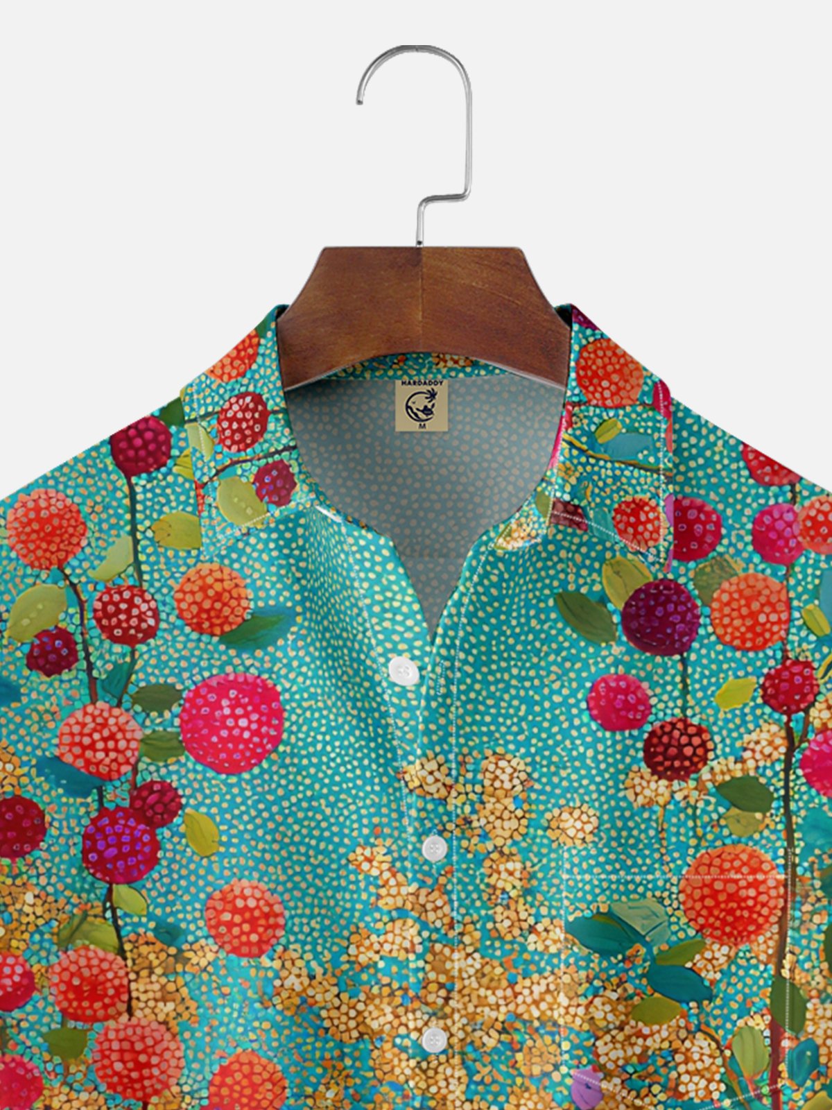 Hardaddy X Neika Moisture-wicking Floral Chest Pocket Hawaiian Shirt