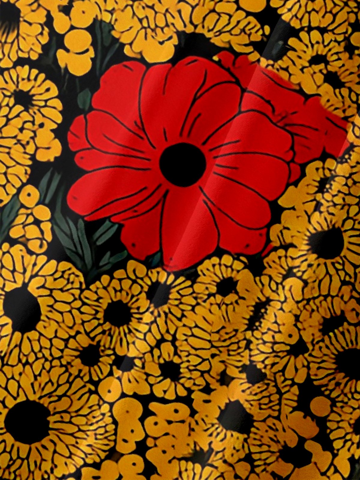 Hardaddy X Neika Moisture-wicking Floral Chest Pocket Hawaiian Shirt