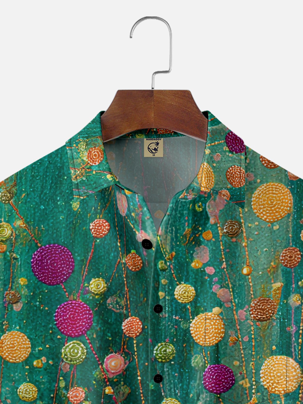 Hardaddy X Neika Moisture-wicking Floral Chest Pocket Hawaiian Shirt