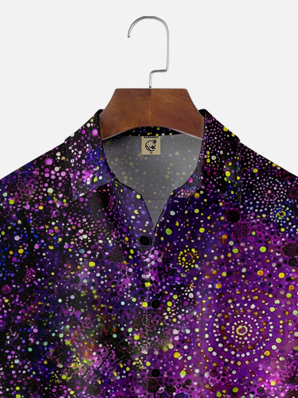 Hardaddy X Neika Moisture-wicking Starry Night Chest Pocket Hawaiian Shirt