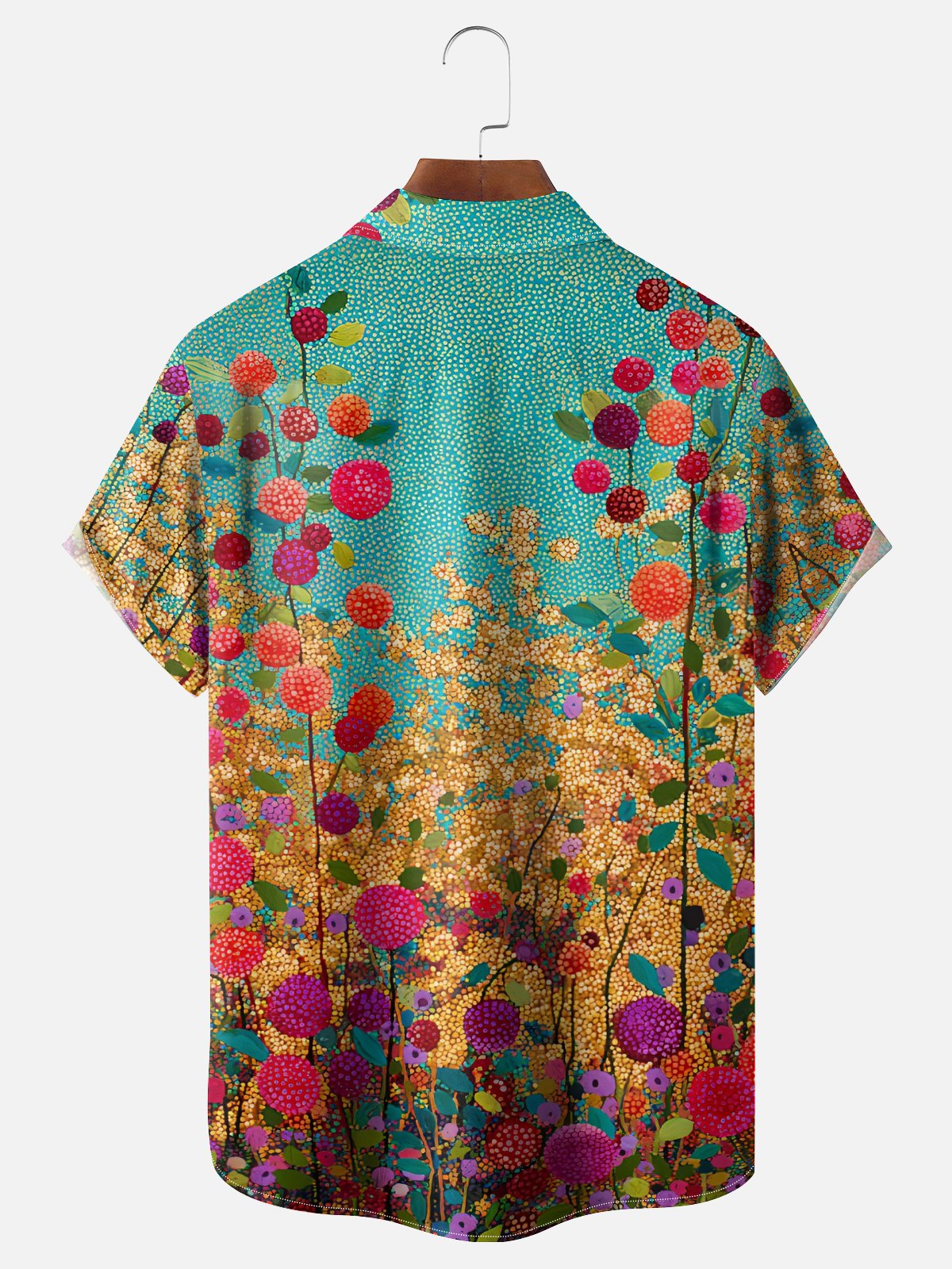 Hardaddy X Neika Moisture-wicking Floral Chest Pocket Hawaiian Shirt