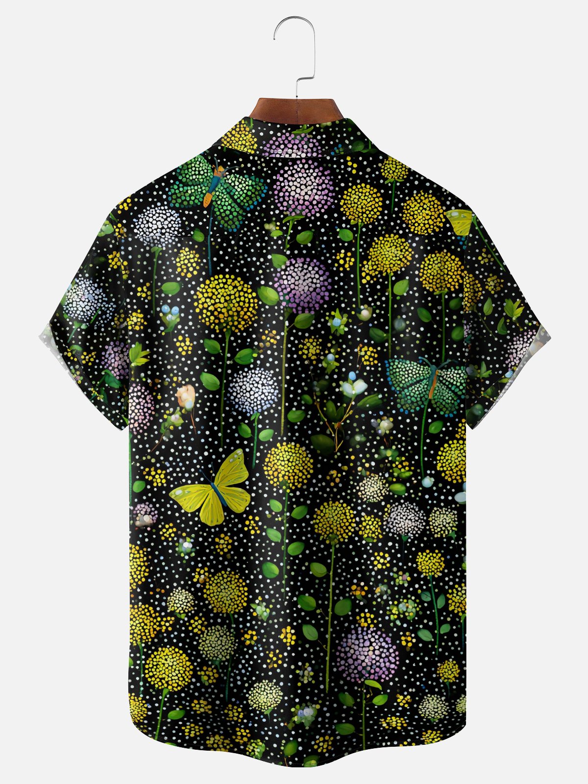 Hardaddy X Neika Moisture-wicking Floral Chest Pocket Hawaiian Shirt