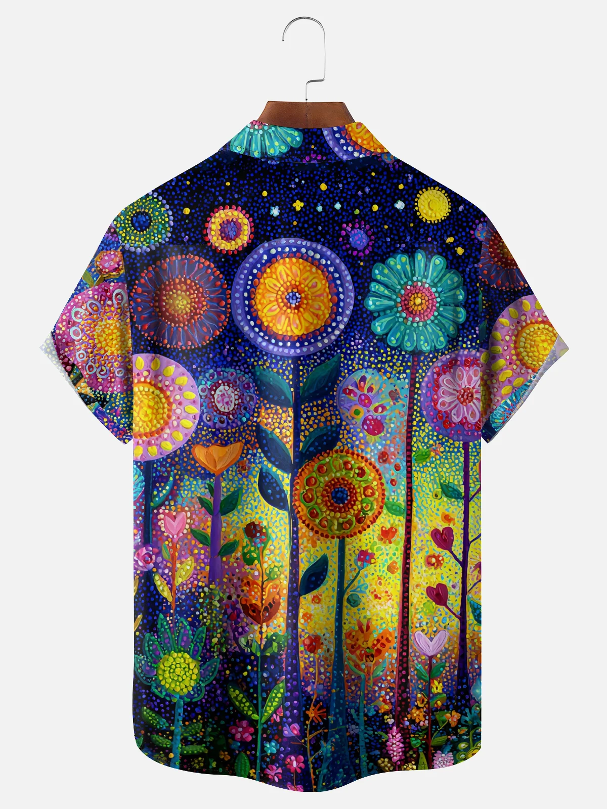 Hardaddy X Neika Moisture-wicking Floral Chest Pocket Hawaiian Shirt