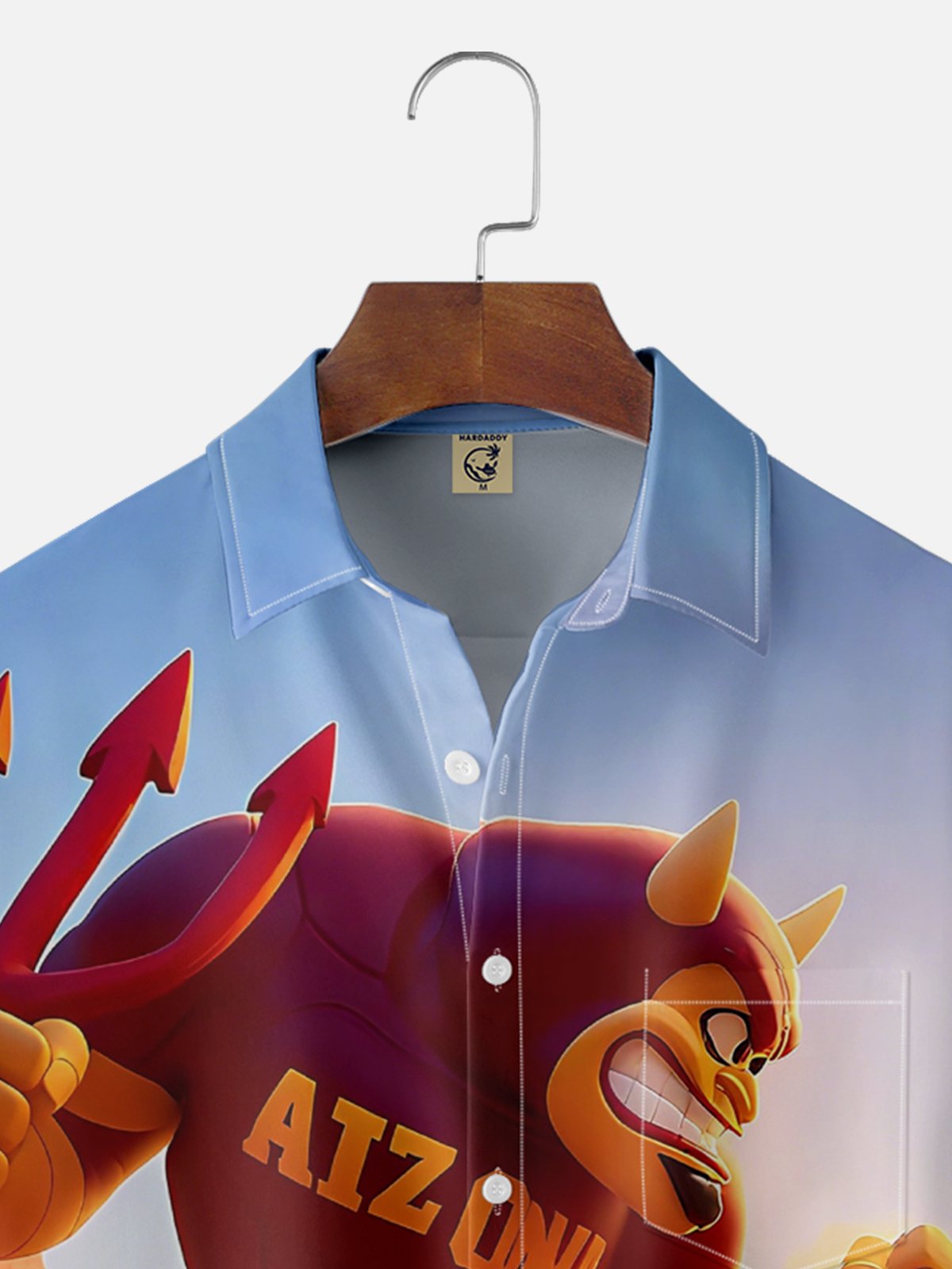 Moisture Wicking Football Arizona State Sun Devils Chest Pocket Hawaii Shirt