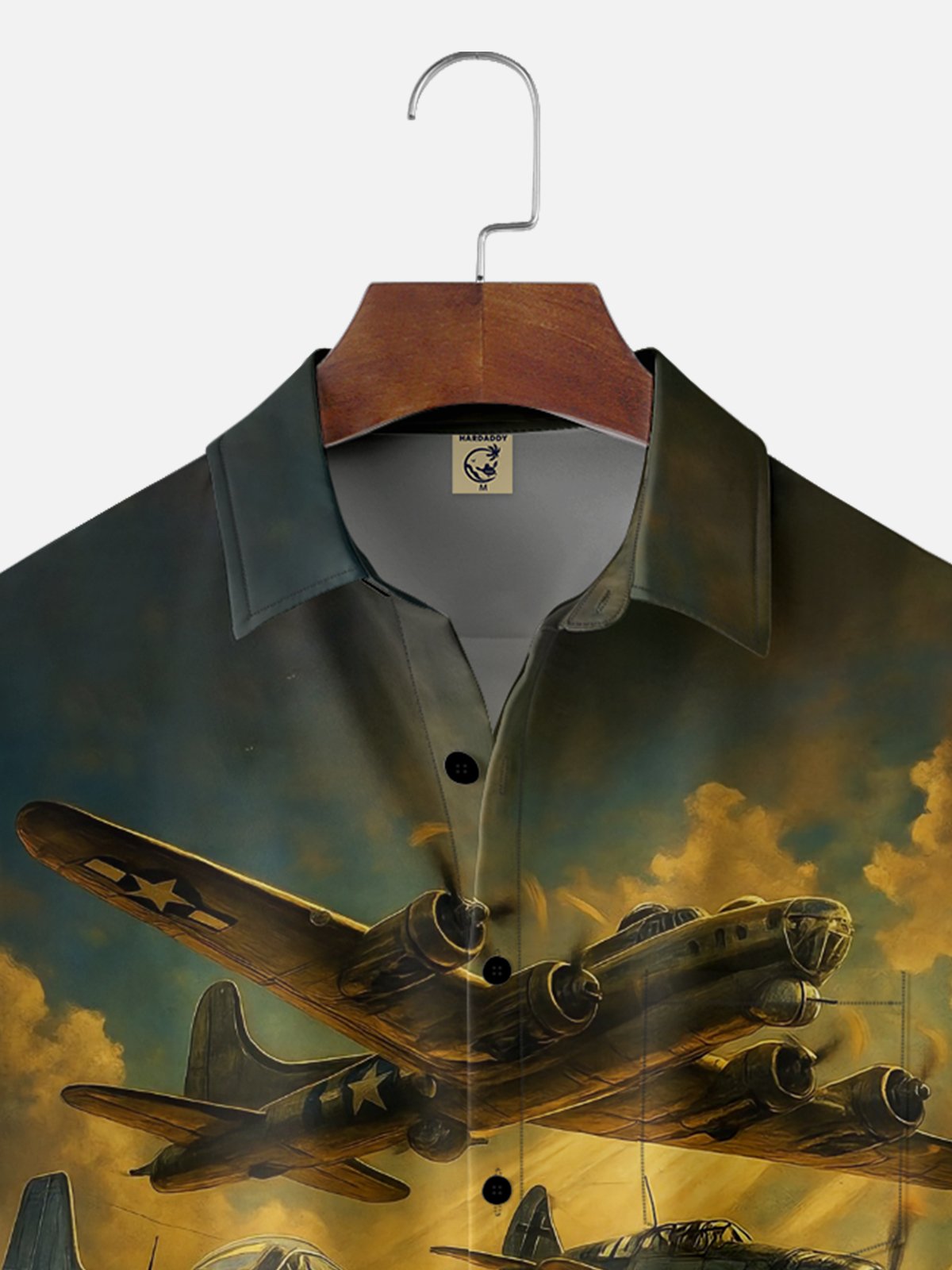 Moisture-wicking Veterans Day Air Force Chest Pocket Casual Shirt