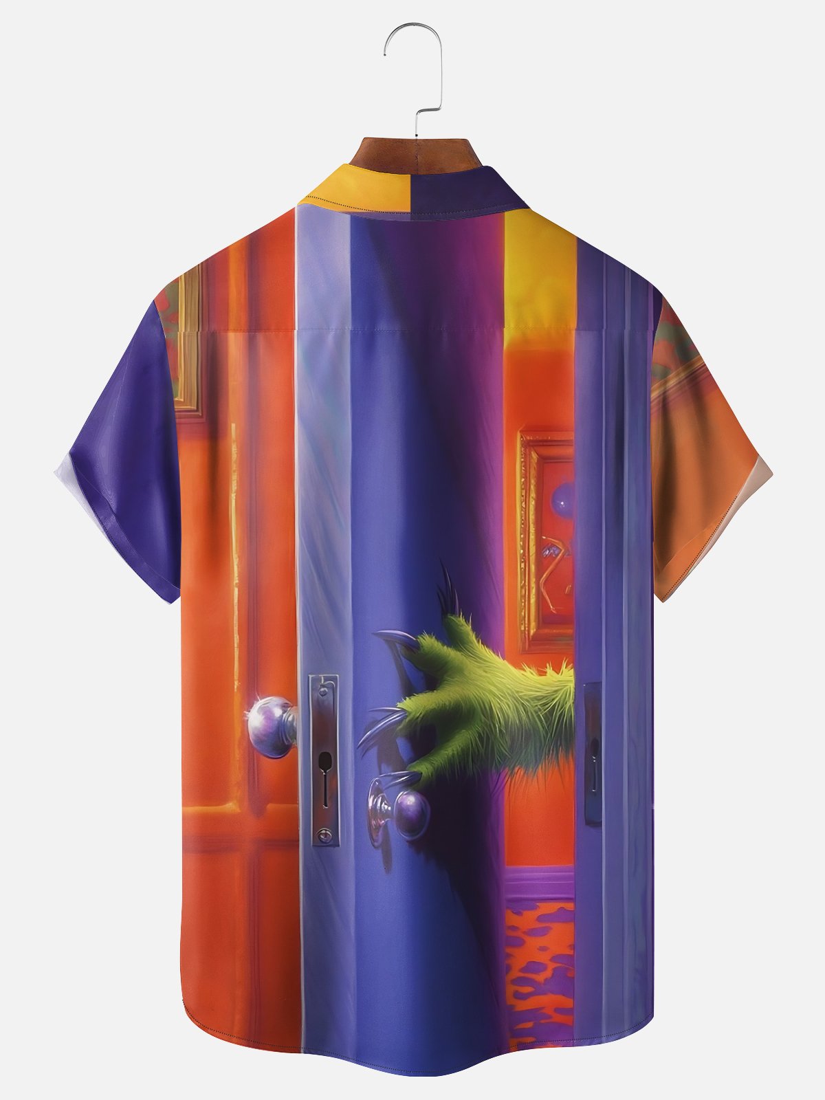 Moisture Wicking Christmas Bad Hare Day Hare-y Chest Pocket Hawaiian Shirt