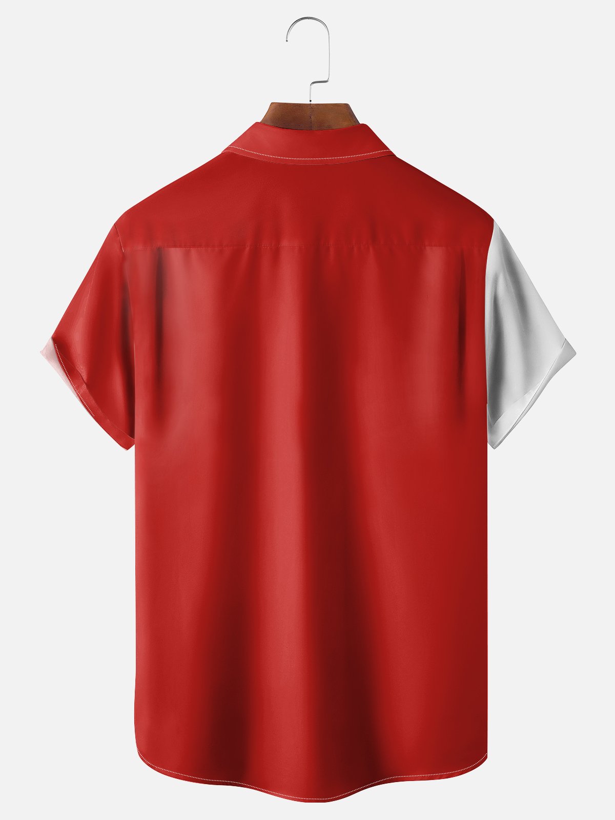 Moisture Wicking Football Game Wisconsin Badgers Chest Pocket Hawaii Shirt