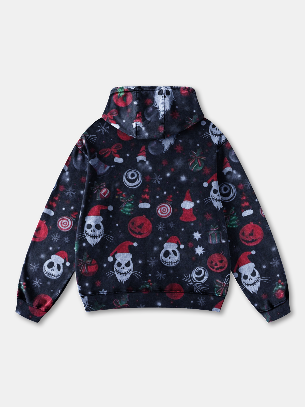 Halloween Gradient Christmas Tree Hoodie Sweatshirt