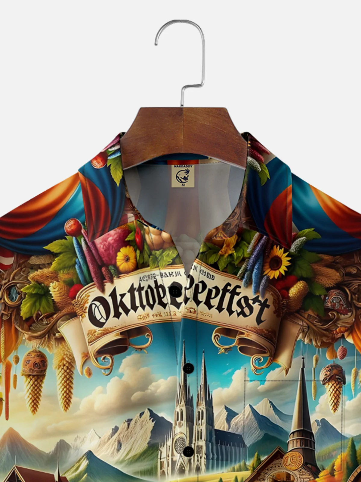 Moisture-wicking  Oktoberfest Beer Chest Pocket Casual Shirt