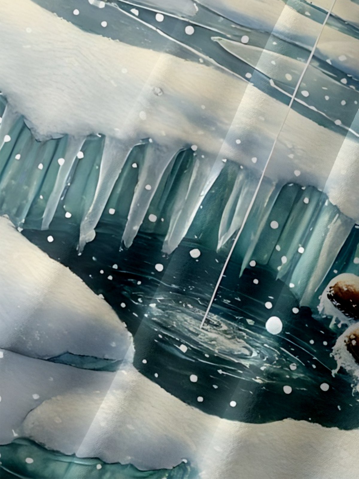 Moisture-wicking Christmas Santa Claus Fishing Chest Pocket Casual Shirt