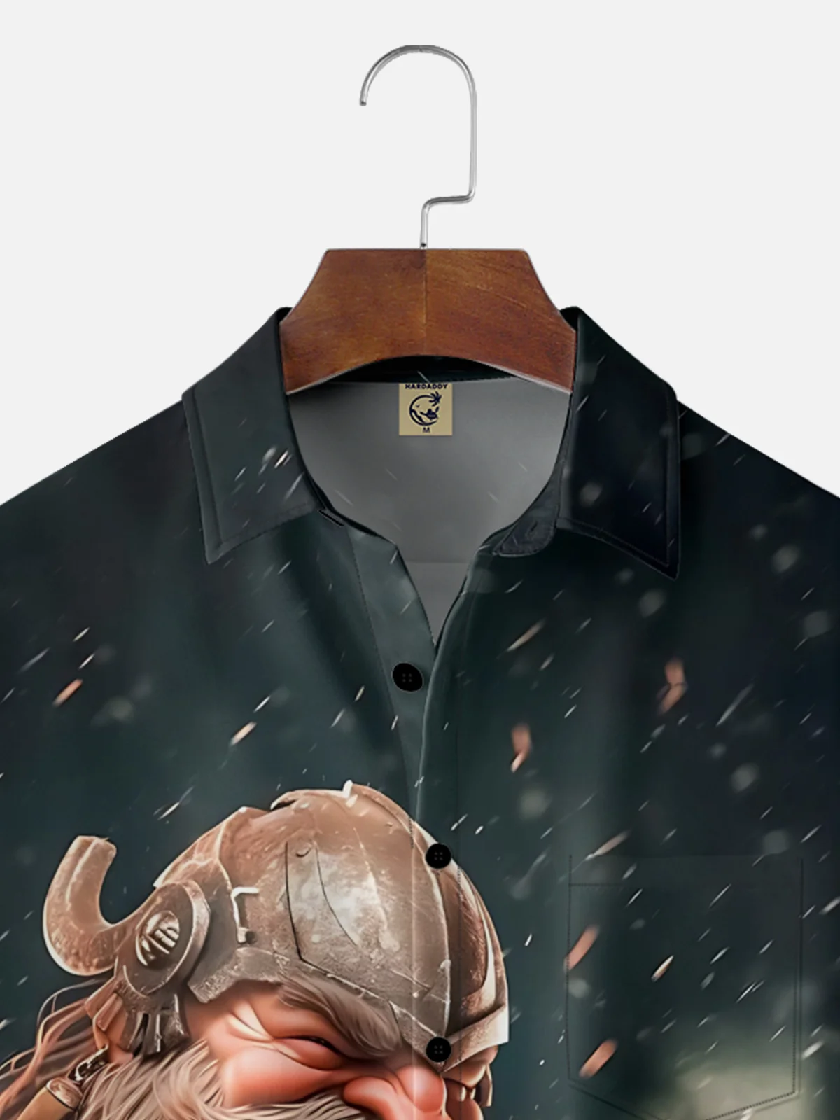 Moisture-wicking Oktoberfest Viking Chest Pocket Casual Shirt