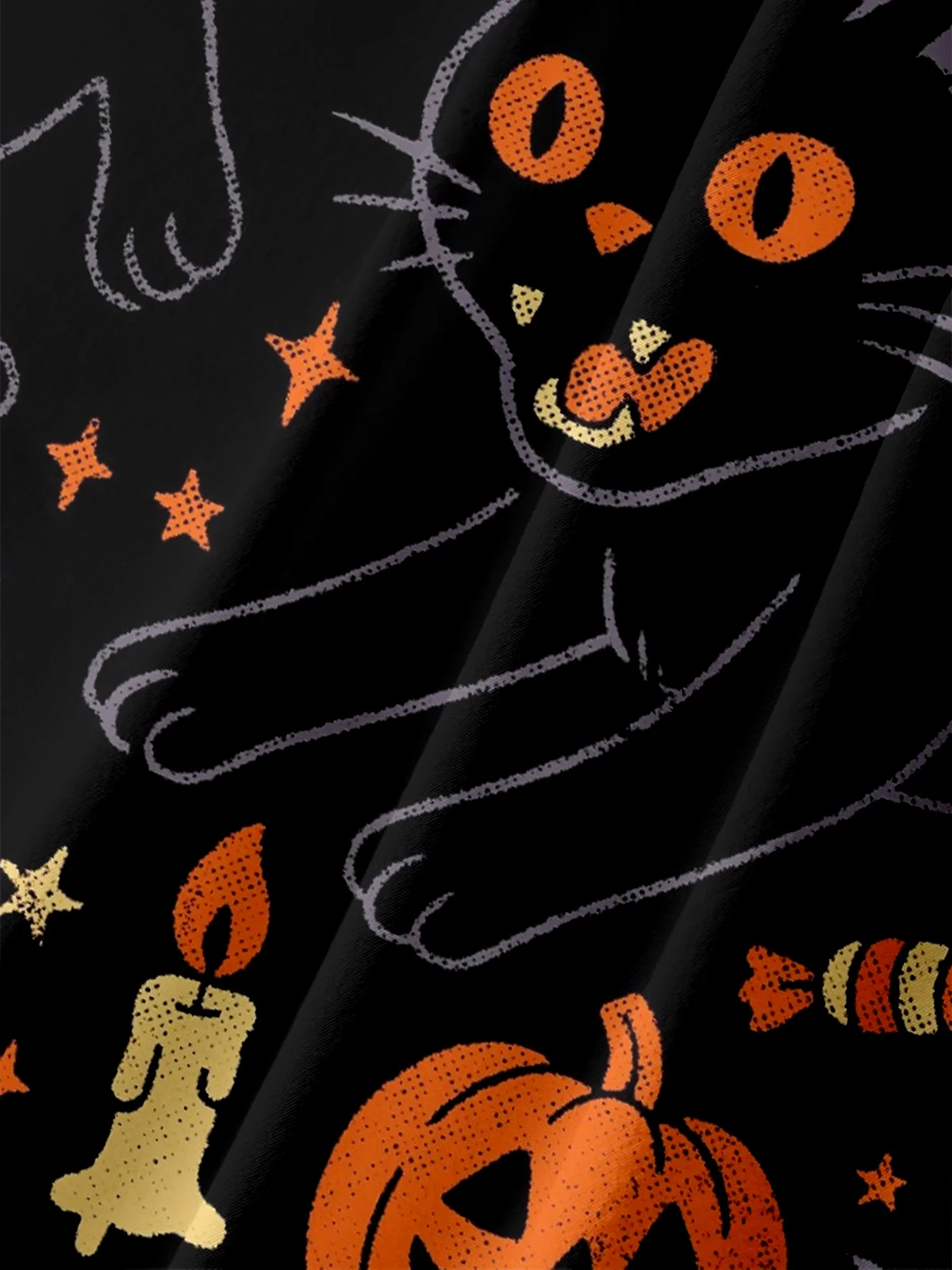 Hardaddy X Eduely Moisture-wicking Halloween Pumpkin Skeleton Ghost Chest Pocket Holiday Shirt