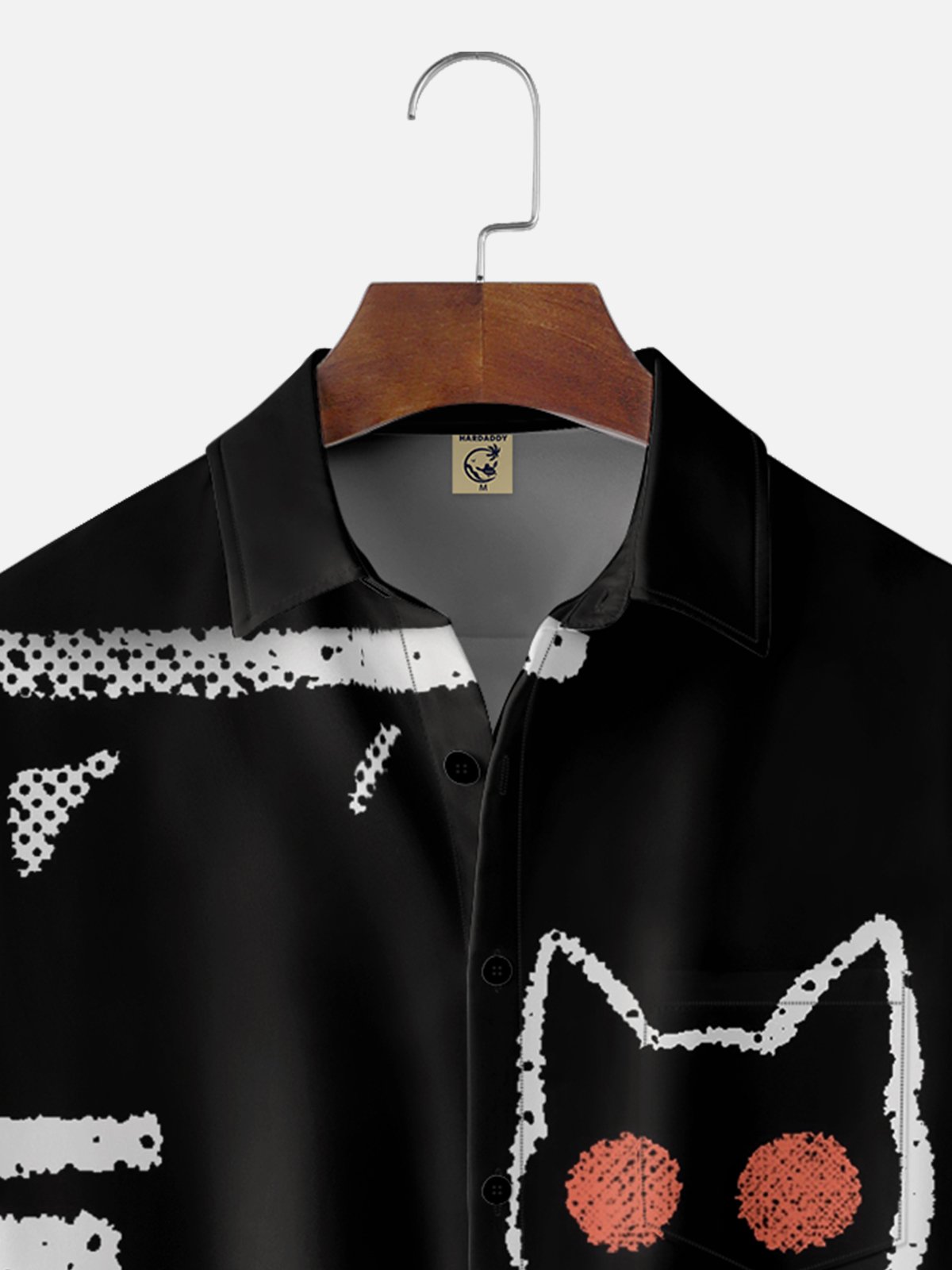 Hardaddy X Eduely Moisture-wicking Cats Chest Pocket Holiday Shirt