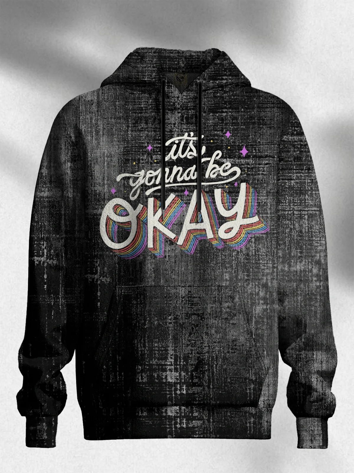 Hardaddy X Eduely Slogan Hooded Sweatshirt