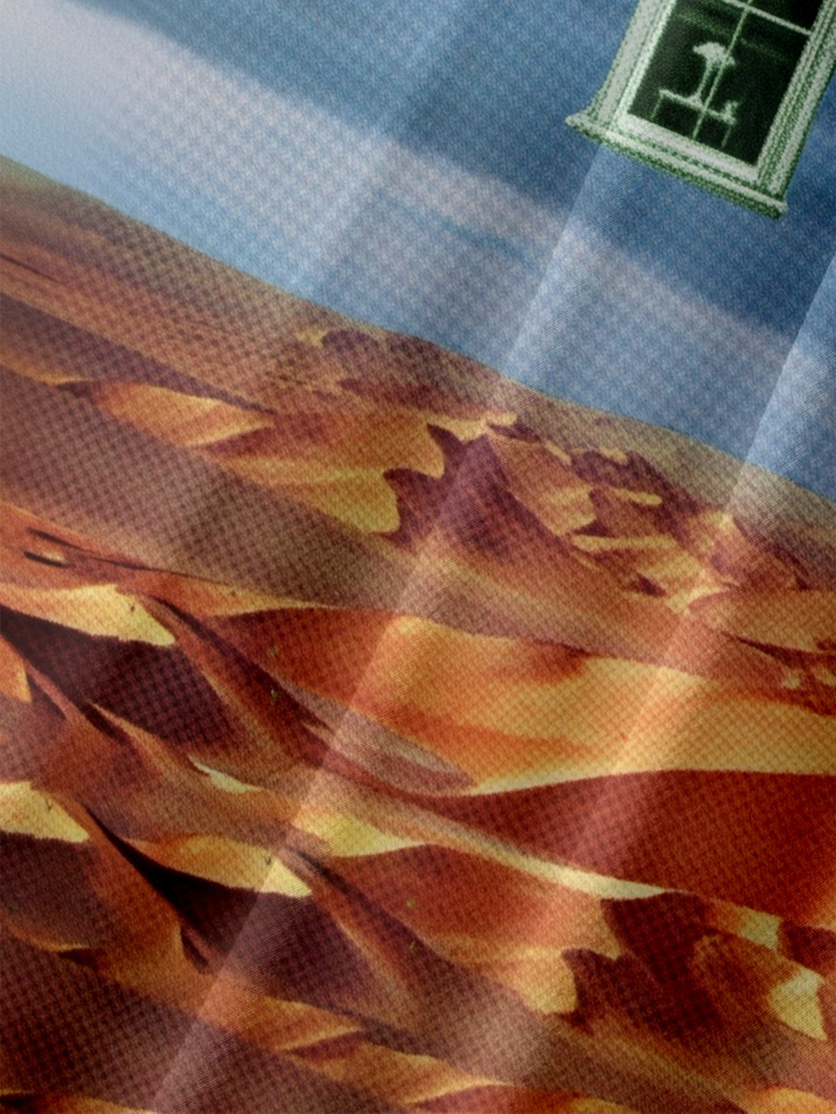 Hardaddy X Lara Rouse Moisture-wicking Desert Window Chest Pocket Hawalian Shirt