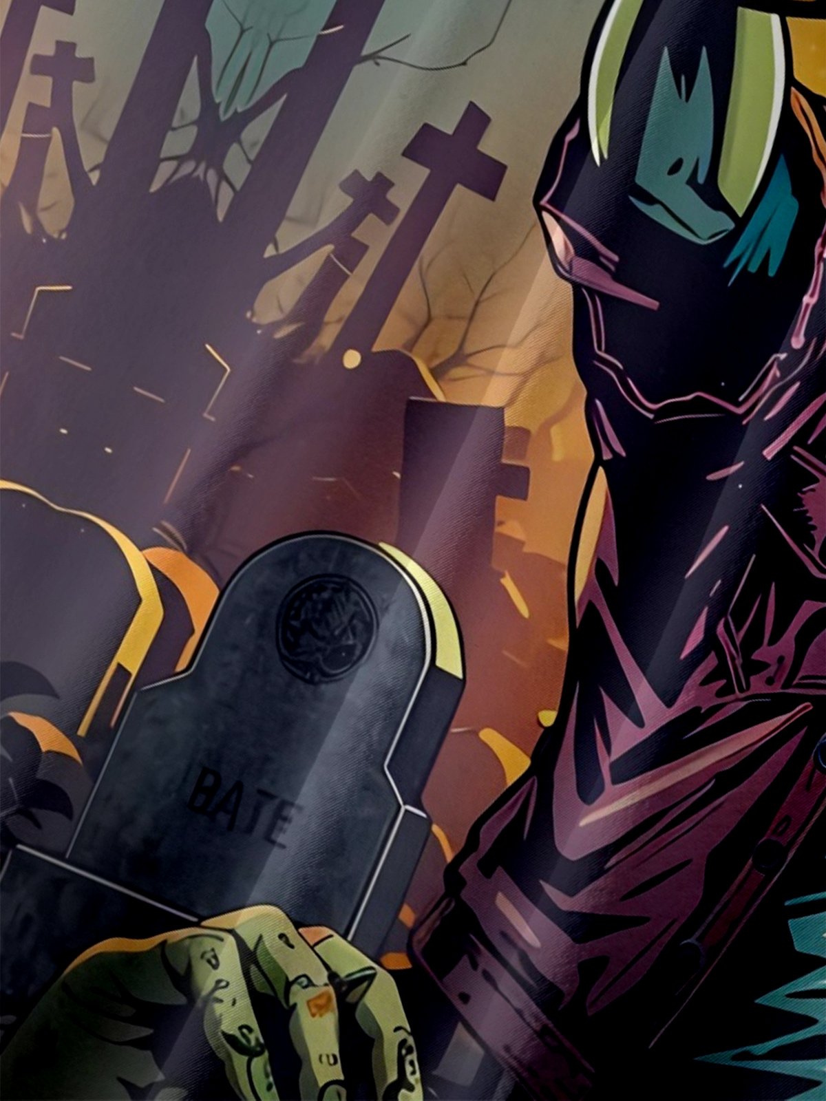 Moisture-wicking Oktoberfest Zombie Chest Pocket Hawaiian Shirt