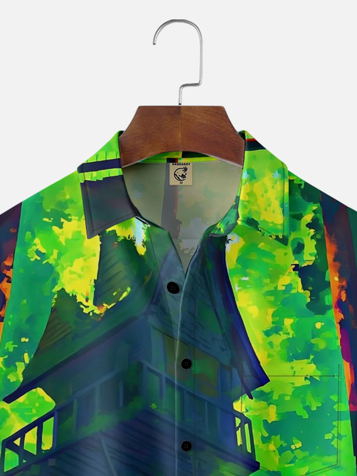 Moisture-wicking Halloween Funny Dog Chest Pocket Casual Shirt