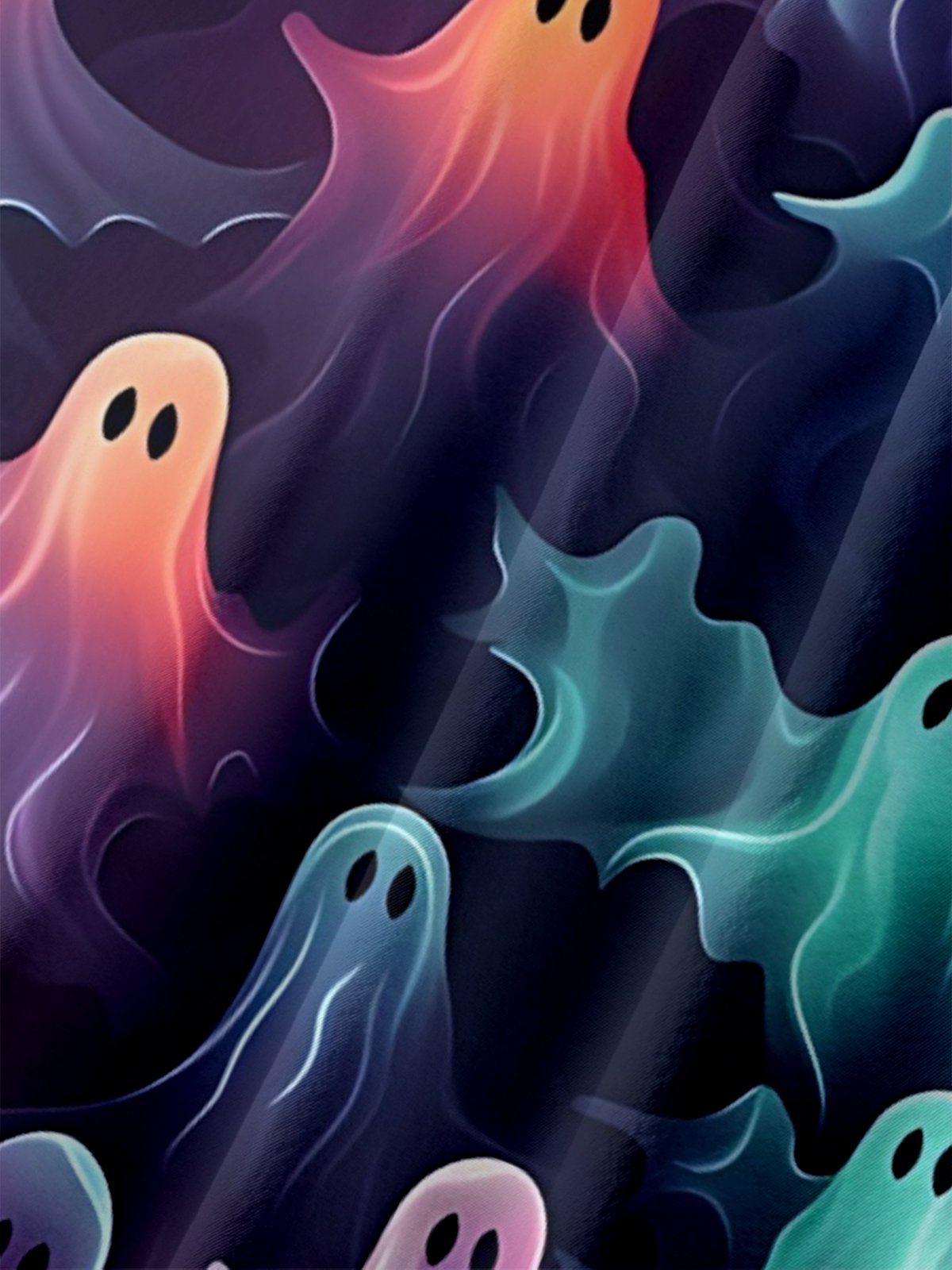 Moisture-Wicking Ombre Ghost Chest Pocket Hawaiian Shirt